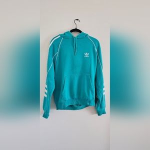 Adidas | Blue Hoodie (Small)
